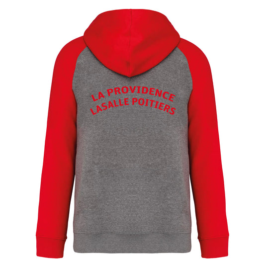 PULL CAPUCHE SPORT ROUGE